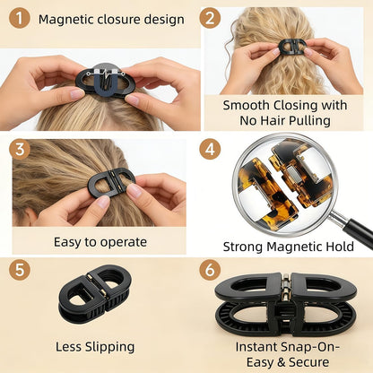 Magnetic Claw Clip — Pack of 2
