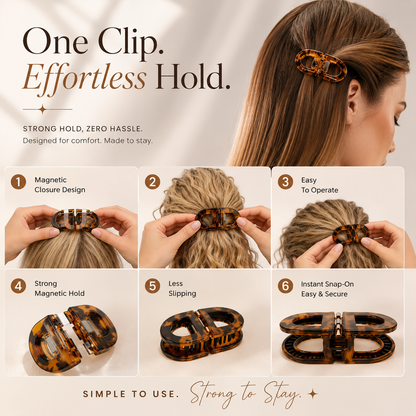 Magnetic Claw Clip — Pack of 2